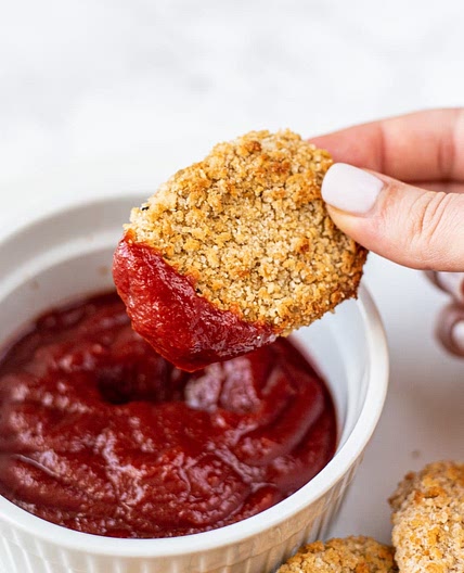 Crispy Chickpea Nuggets (oil-free)