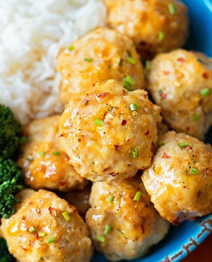 Easy Orange Chicken Meatballs Recipe