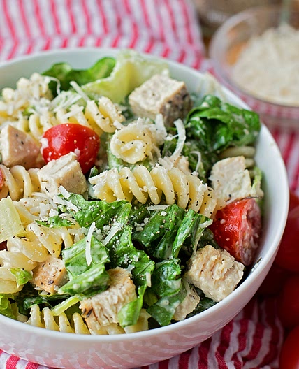 Chicken Caesar Pasta Salad Recipe