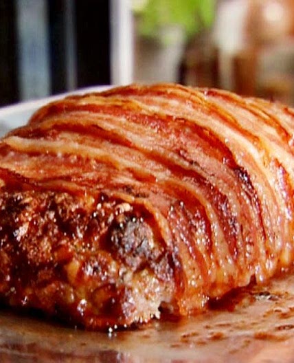 Bacon-Wrapped Meatloaf