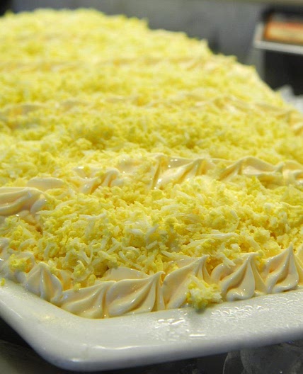 Salada de ovos com maionese