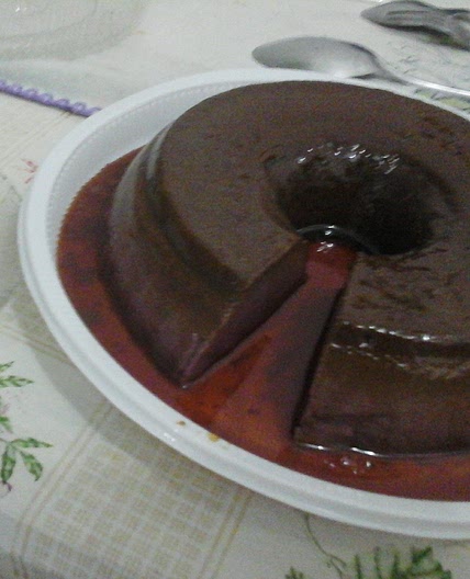 Pudim de açai
