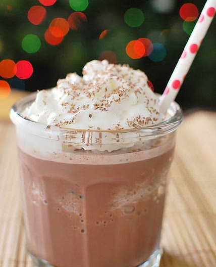 Hot cocoa milkshake 