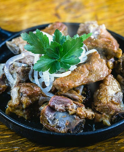 Costelinha de porco assada