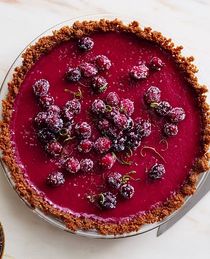 Cranberry-Lime Pie