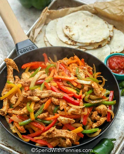 Easy Chicken Fajitas