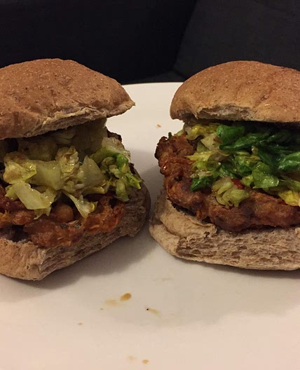 Spicy Thai Peanut Burgers