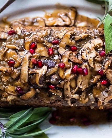 Sagey Mushroom Nut Roast