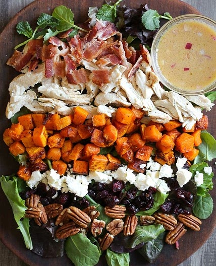 Leftover Turkey Harvest Cobb Salad