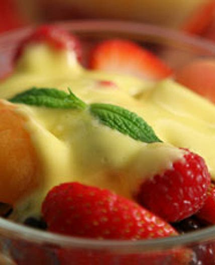 Summer Fruits with Ice Wine Sabayon