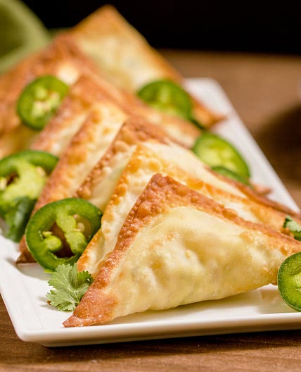 Air-Fryer Jalapeño Popper Pockets