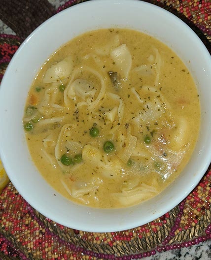 Herb Chicken Tortellini Veggie Soup