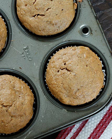 Peanut Butter Banana Muffins