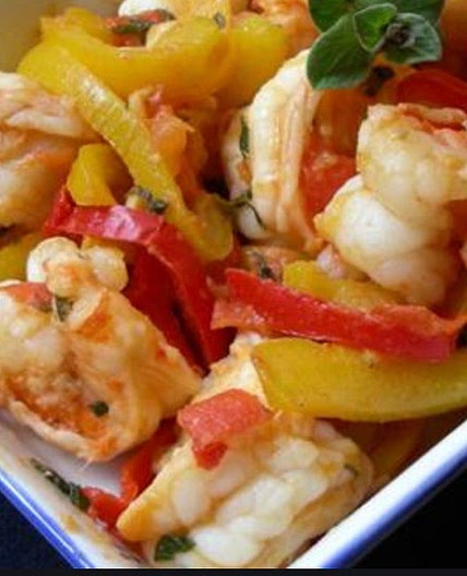 Classic Clean Cut Shrimp & Peppers