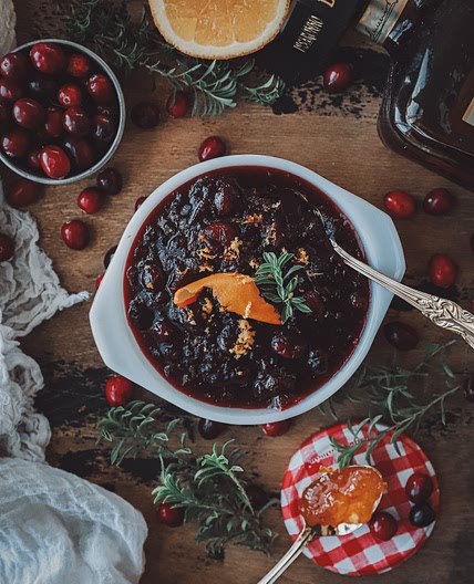 Citrus Amaretto Cranberry Sauce