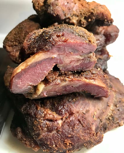 Beef Cheek Cured and Smoked