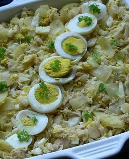 Bacalhau à Gomes De Sá (Salt Cod and Potato Cape Verde)