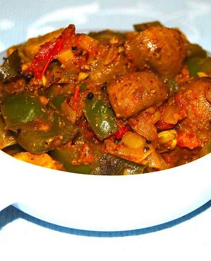 Spicy Mushroom Chettinad