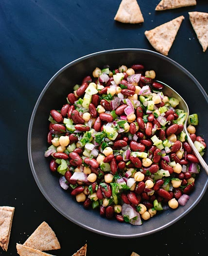 Red kidney beans salad