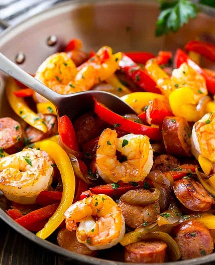 ⚜️ Cajun Shrimp & Sausage Skillet