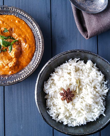 Butter Chicken with Rice (Instant Pot)