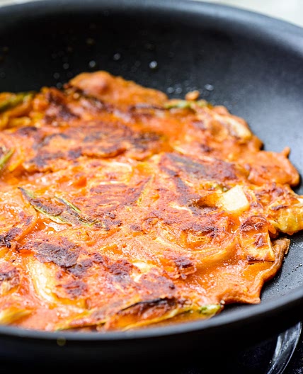 Kimchijeon (kimchi pancakes)