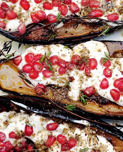 Aubergine with Buttermilk Sauce
