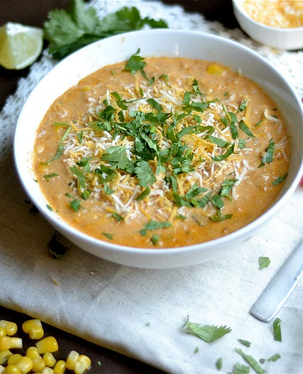 Instant Pot Creamy Chicken Enchilada Soup