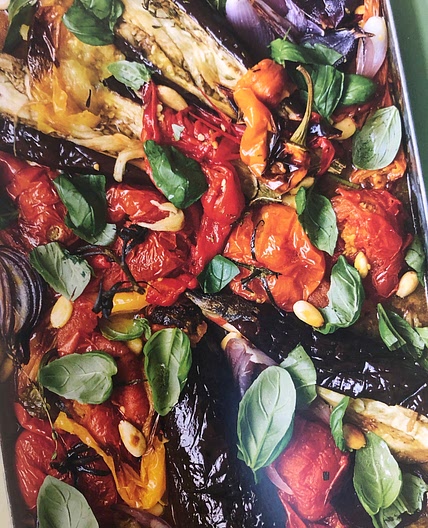 Escalivada: slow roasted peppers, aubergines and tomatoes