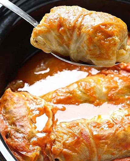 Slow Cooker Cabbage Rolls