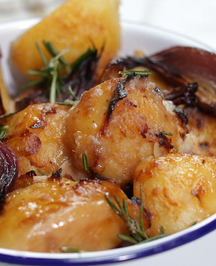 Cider Fondant Potatoes