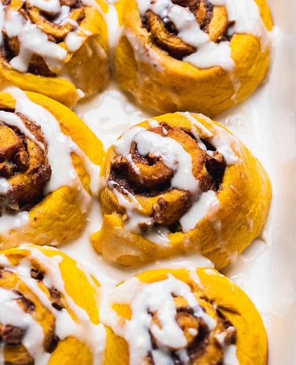 Pumpkin Cinnamon Rolls