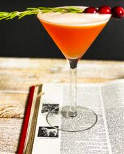 Bourbon Cranberry Sour