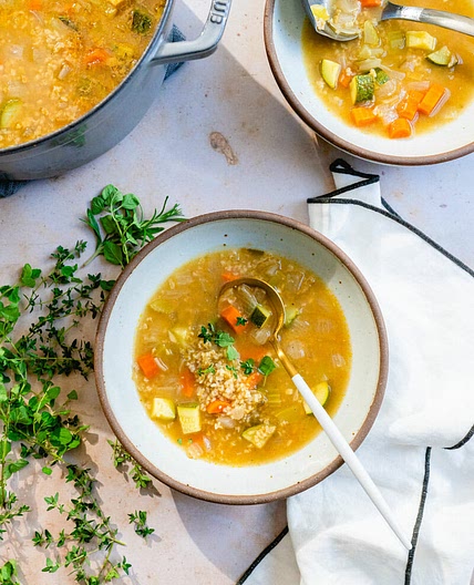 Freekah Vegetable Soup Recipe