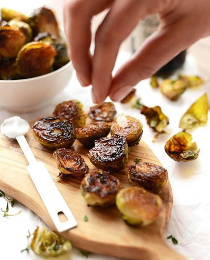 Balsamic Sea Salt Roasted Brussel Sprouts