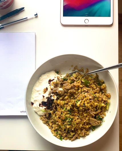 Cauliflower fried rice 