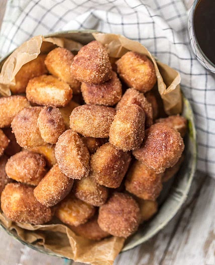 Crispy Cinnamon Sugar Biscuit Bites