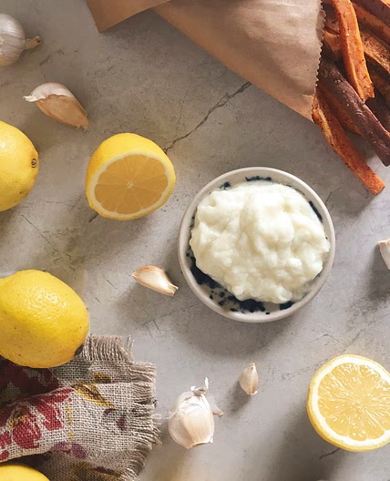 Toum Lebanese Emulsified Garlic Sauce