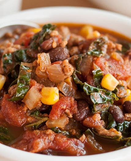 Recipe: Easy Turkey Chili with Kale