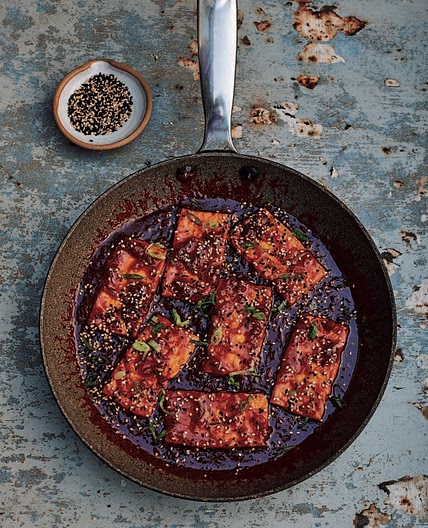 Honey, Soy, and Ginger Braised Tofu