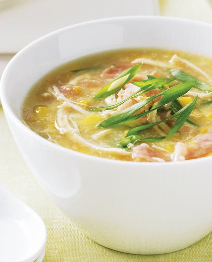 Chicken and sweet corn soup