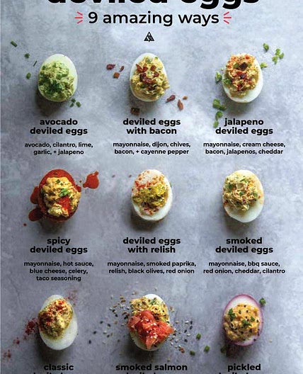 Devilled eggs