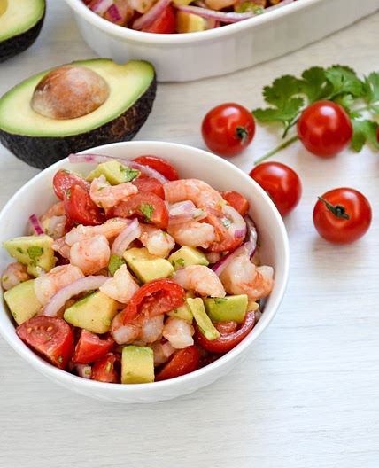 This Light and Refreshing Shrimp Avocado Salad Is Perfect on Warm Days