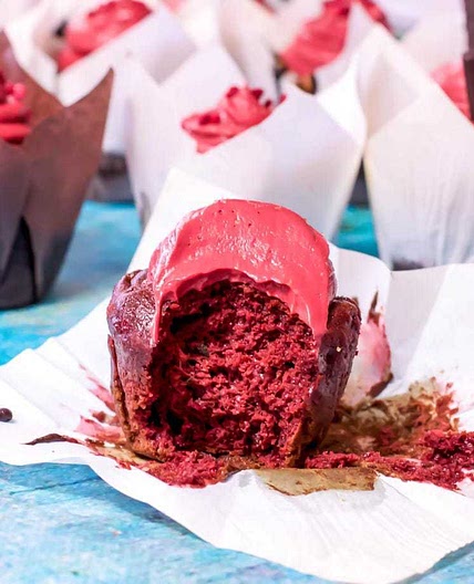 Mad Creations Red Velvet Zucchini Muffins