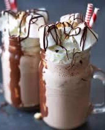 Frozen hot chocolate 
