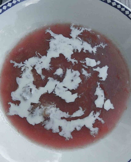 67. Faroe Islands: Rhubarb Porridge (Rabarbergrød)