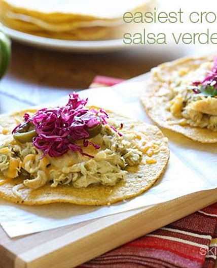 Easiest Crock Pot Salsa Verde Chicken