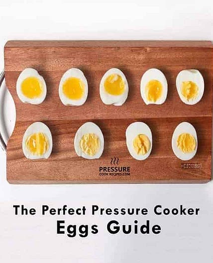 Perfect Pressure Cooker Soft, Medium, Hard Boiled Eggs
