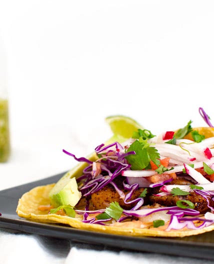 Skillet-Charred Fish Tacos