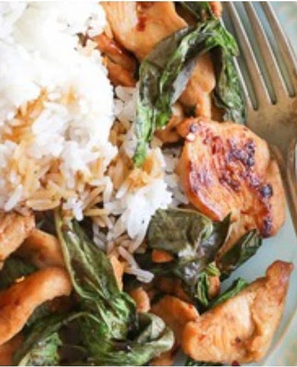 Thai Basil Chicken (1 point for 4oz or 1 cup)